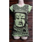 Tee shirt lady vert Bouddha Angkor