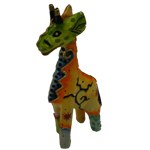 Petite girafe multicolore