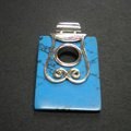 Pendentifs argent et turquoise