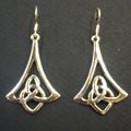 Boucles d'oreille pendantes en argent