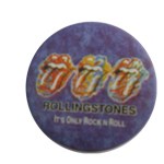 Badge rolling stones only rock