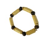 Bracelet marron et beige