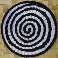 Patch spirale blanche