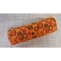 Trousse motifs 70's orange