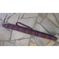 Housse didgeridoo rayée figue
