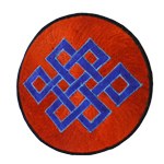 Ecusson noeud tibétain