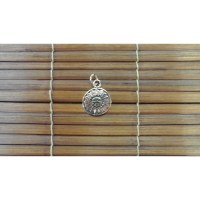 Pendentif fleur de lotus en argent