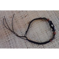 Bracelet  noir sapèques