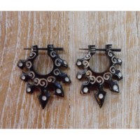 Boucles d'oreilles tribal solar