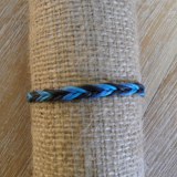 Bracelet Lastri bleu et noir