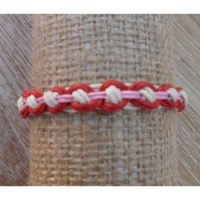 Bracelet macramé rose Avi  