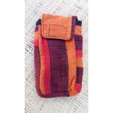 Pochette portable kérala bordeaux