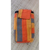 Pochette smartphone kérala orange