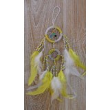 Dreamcatcher  bicolore zia jaune et blanc