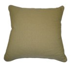 Coussin uni beige