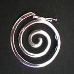 Pendentif grande spirale