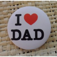 Badge I love dad