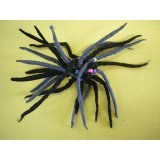 Chouchou laine bouillie noir et gris