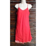 Robe longue d'été rouge