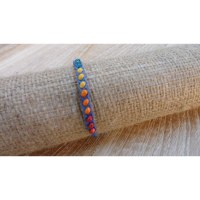 Bracelet Thaï bleu