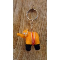 Porte clés Ephant l'éléphant orange