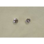 Clous d'oreilles cristal rond MM