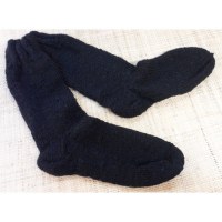 Chaussettes en laine noire