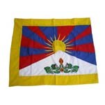 Drapeau du Tibet brodé S