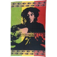 Tenture Bob Marley et sa guitare