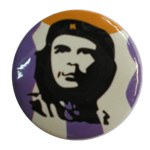 Badge Che Guevara drapeau cubain