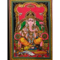 Petite tenture peinte Ganesh