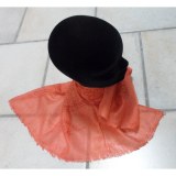 Foulard Bénarès orange foncé