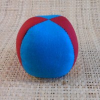 Balle de jonglage 2 couleurs
