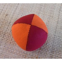 Balle de jonglage 2 couleurs