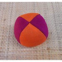 Balle de jonglage bicolore