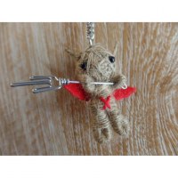 Porte clé diablotin ficelle