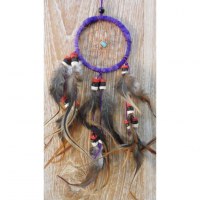 Mini capteur de rêves violet nikimuw