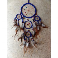 Dreamcatcher 5 cercles mahpe marine