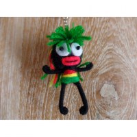 Porte clé punky rasta