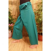 Pantalon de pêcheur Thaï turquoise