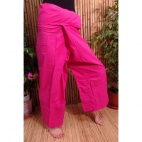 Pantalon de pêcheur Thaï rose vif