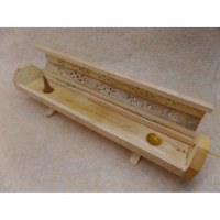 Boite porte encens bois clair