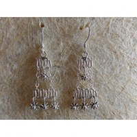 Pendants d'oreilles floralie