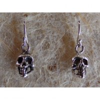 Boucles d'oreilles tête de mort