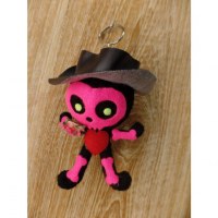 Porte clés big scarecrow rose