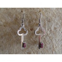 Boucles d'oreilles clés