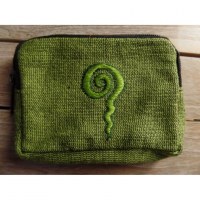 Porte monnaie vert why vert clair