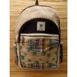 Sac à dos Hymalayan Hemp beige/bleu ciel weed