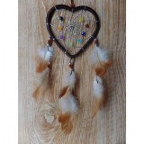 Dreamcatcher marron heart