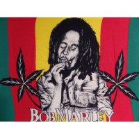 Mini tenture Bob Marley fumant